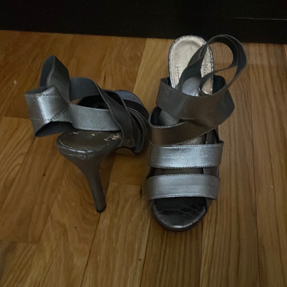 Bcbg strapped heel sandals